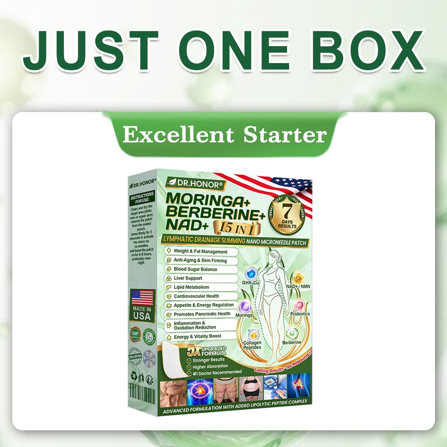 🍀 DR.HONOR® Slimming Patch ✨ Less Bloating • More Confidence